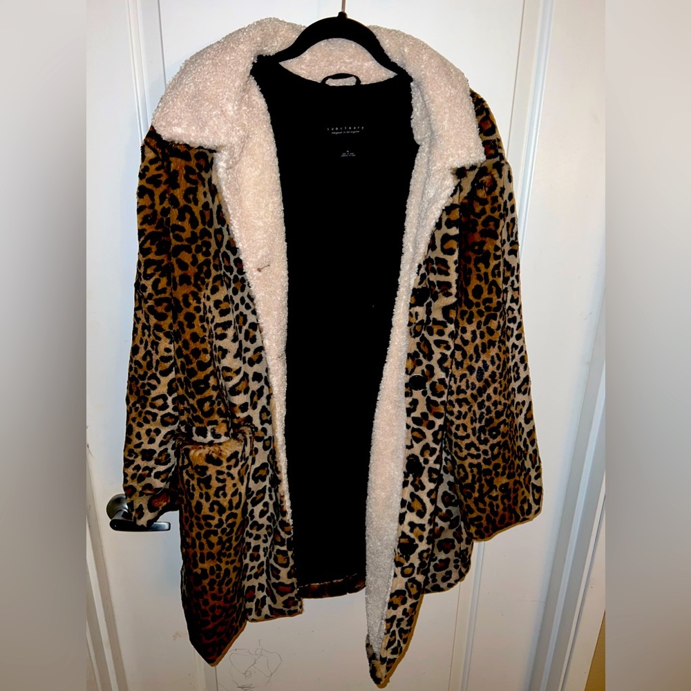 Sanctuary brand leopard print jacket